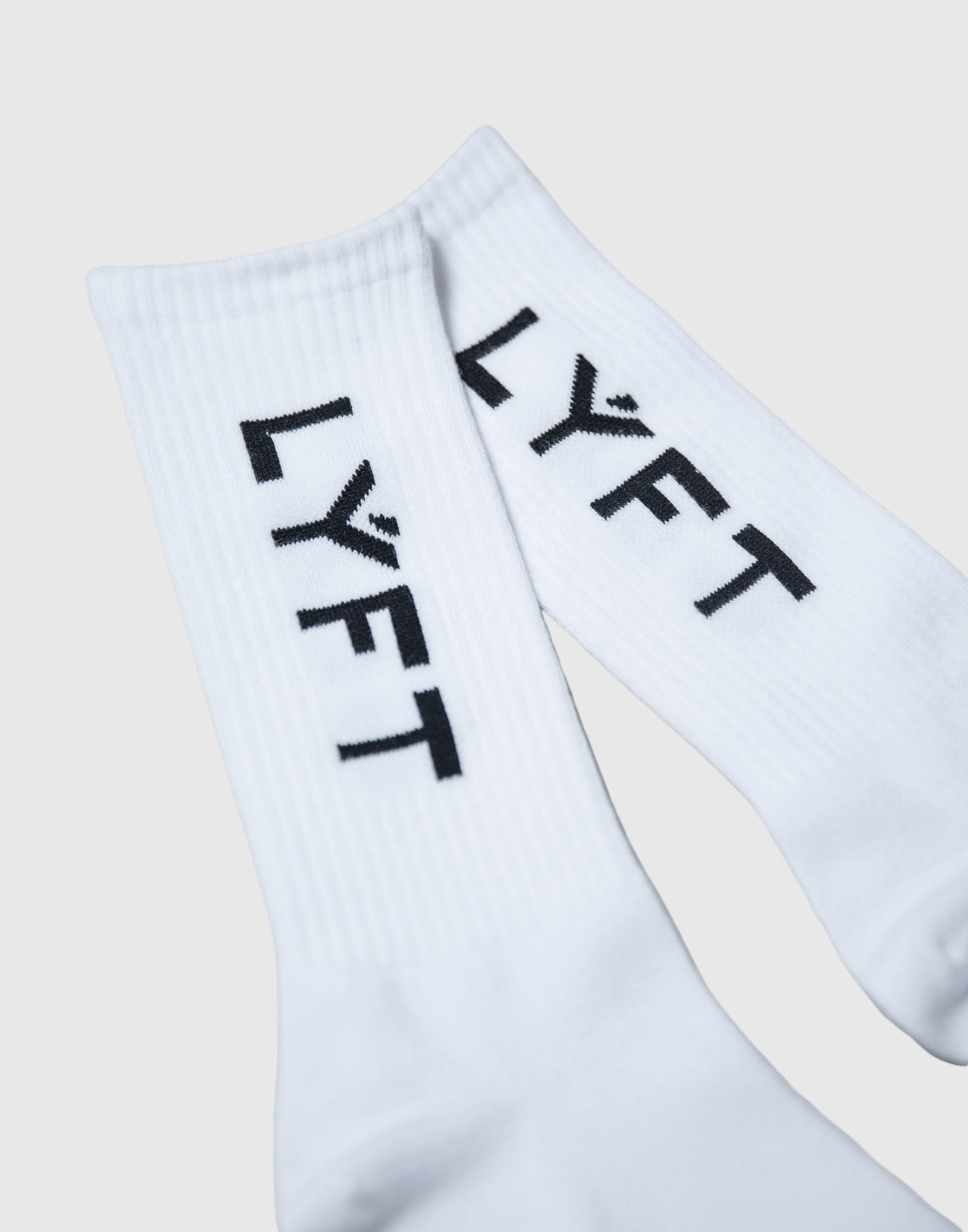 Side LÝFT Logo Socks - White