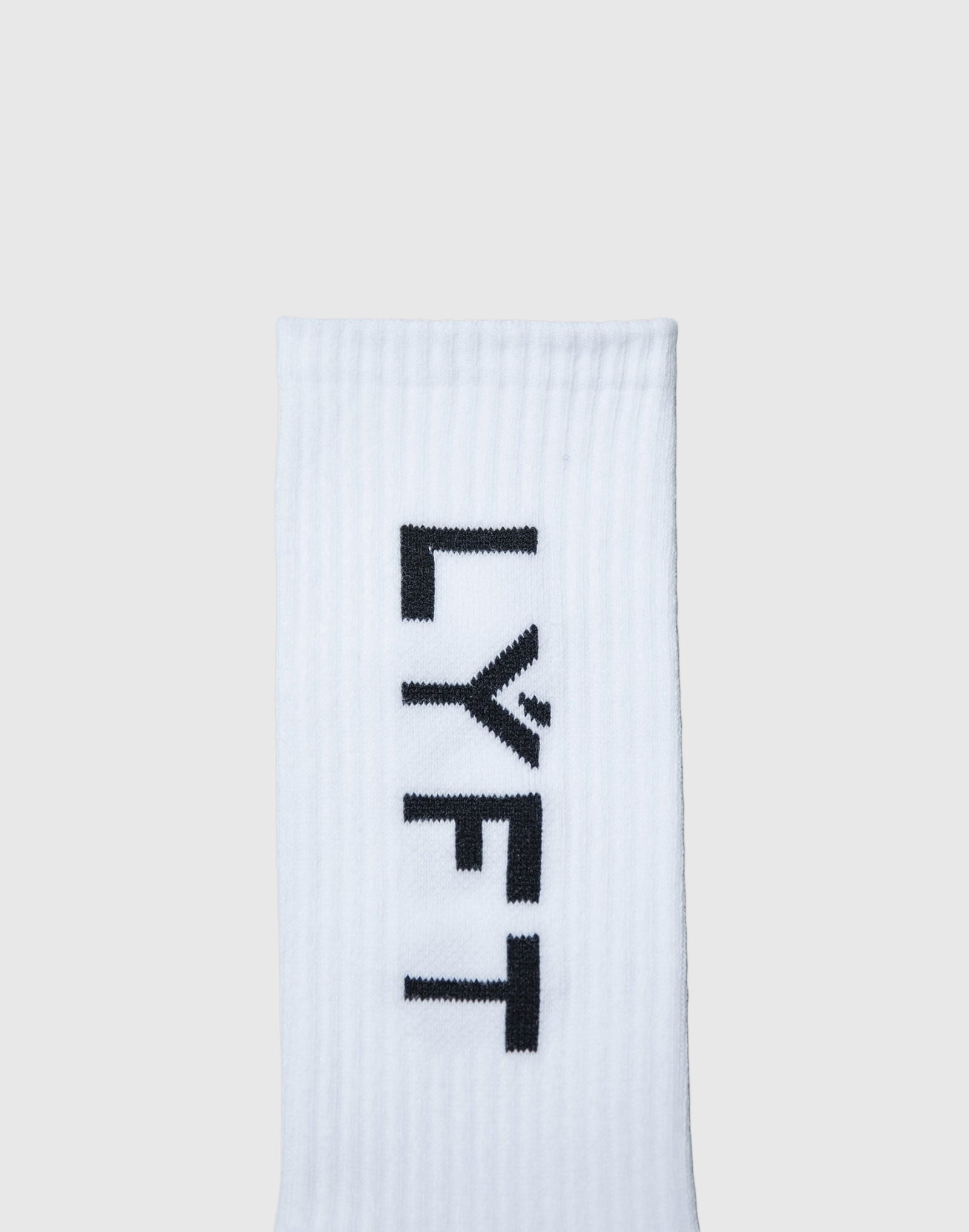 Side LÝFT Logo Socks - White