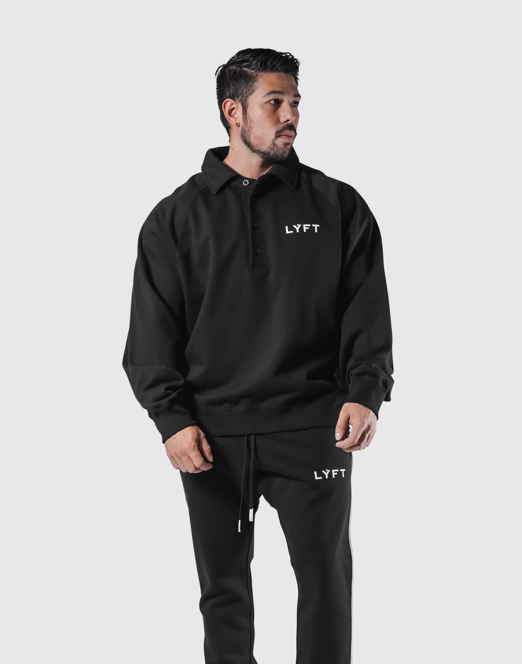 LYFT ブラック ポロシャツ Mサイズ 18 Logo Sweat Polo Shirt - Black – LÝFT