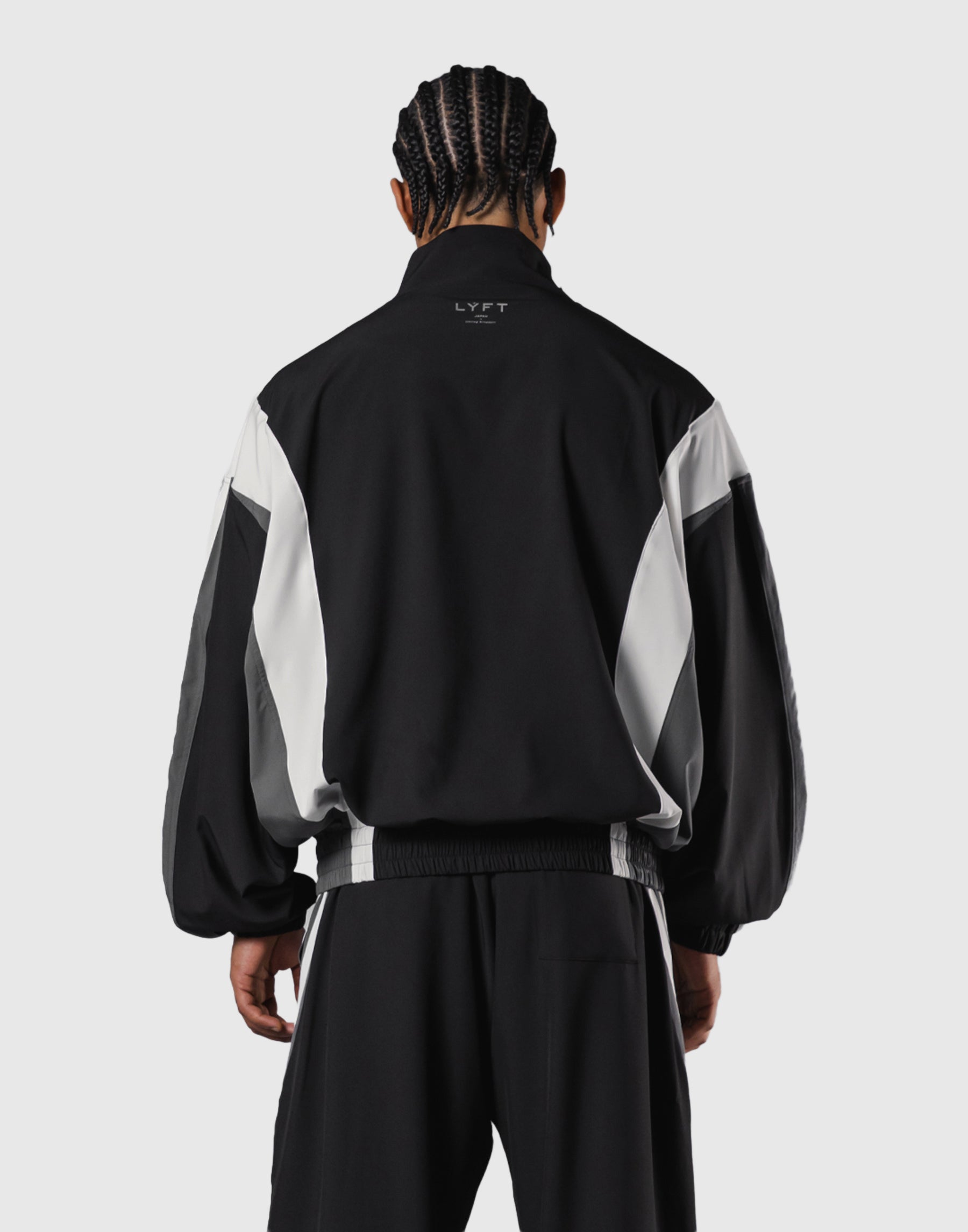 2Line Oversize Track Jacket - Black – LÝFT