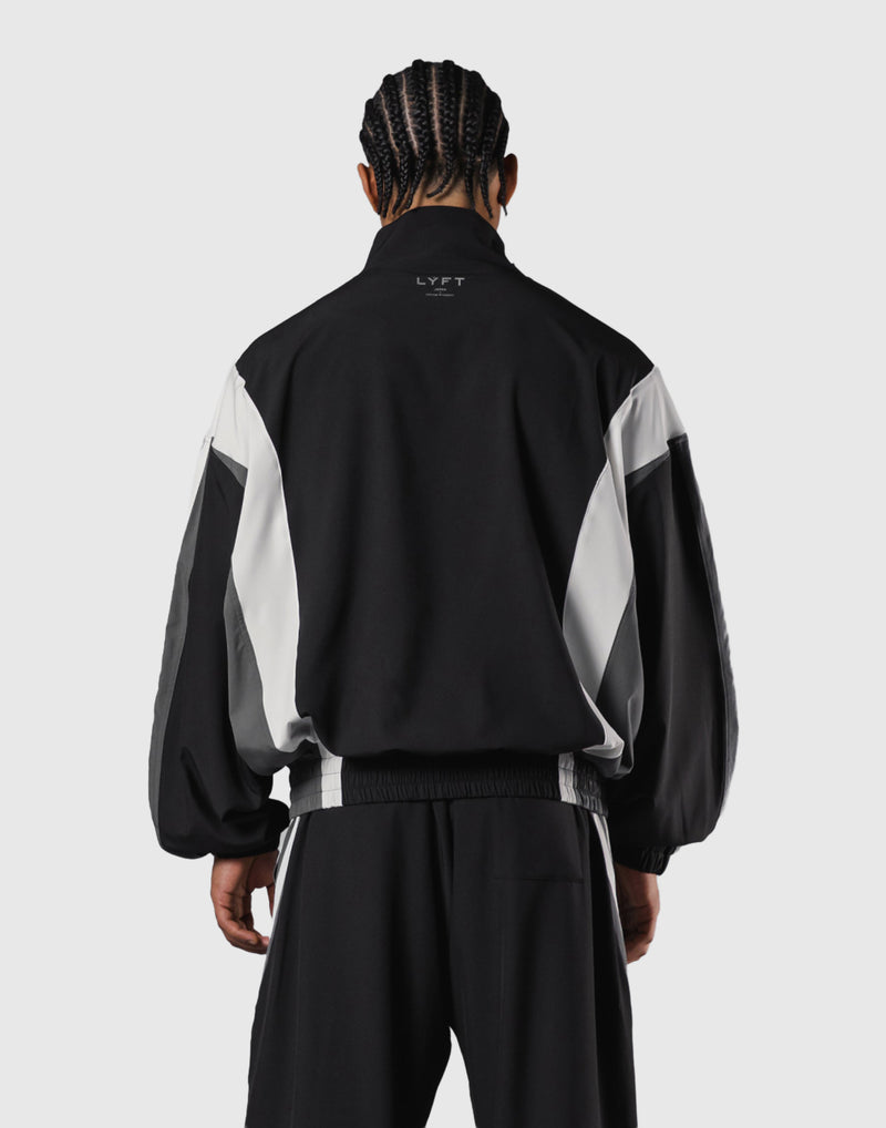2 Line Oversized Track Jacket - Black – LÝFT