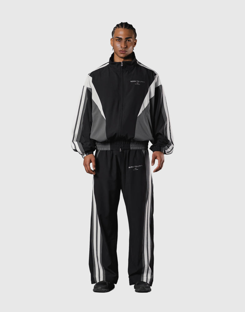 2 Line Oversized Track Jacket - Black – LÝFT
