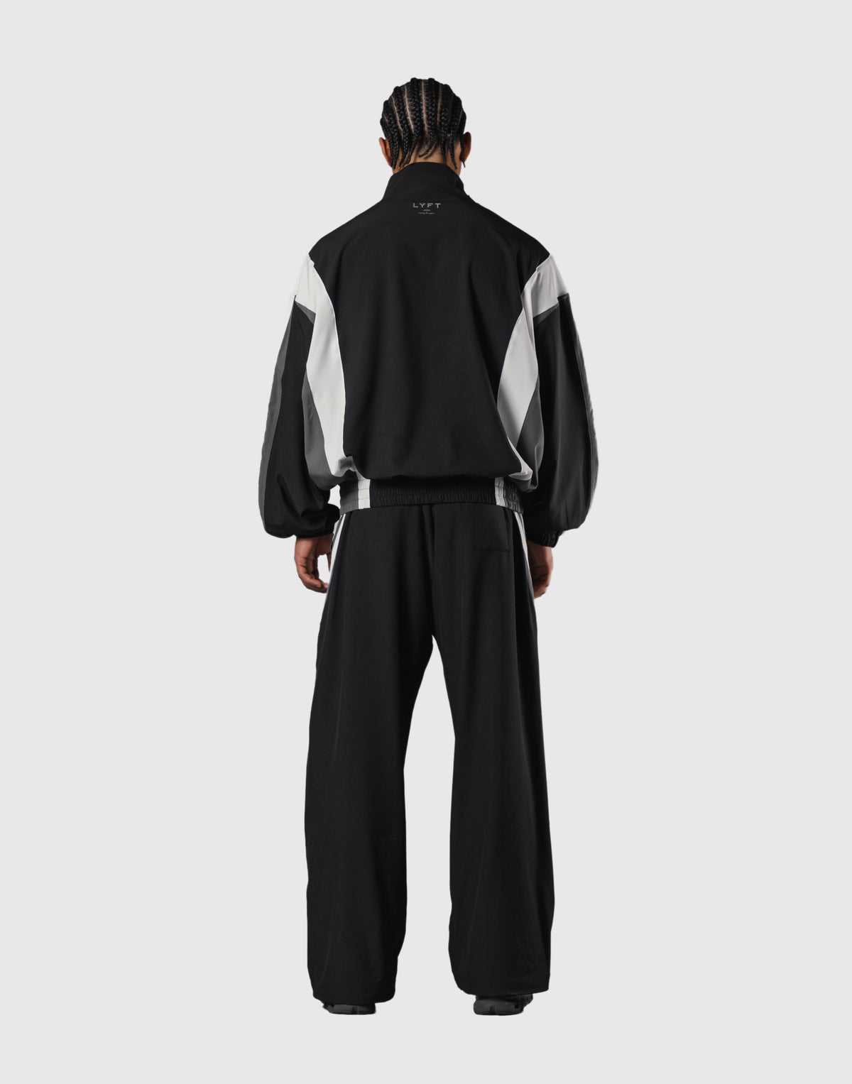 2Line Oversize Track Jacket - Black