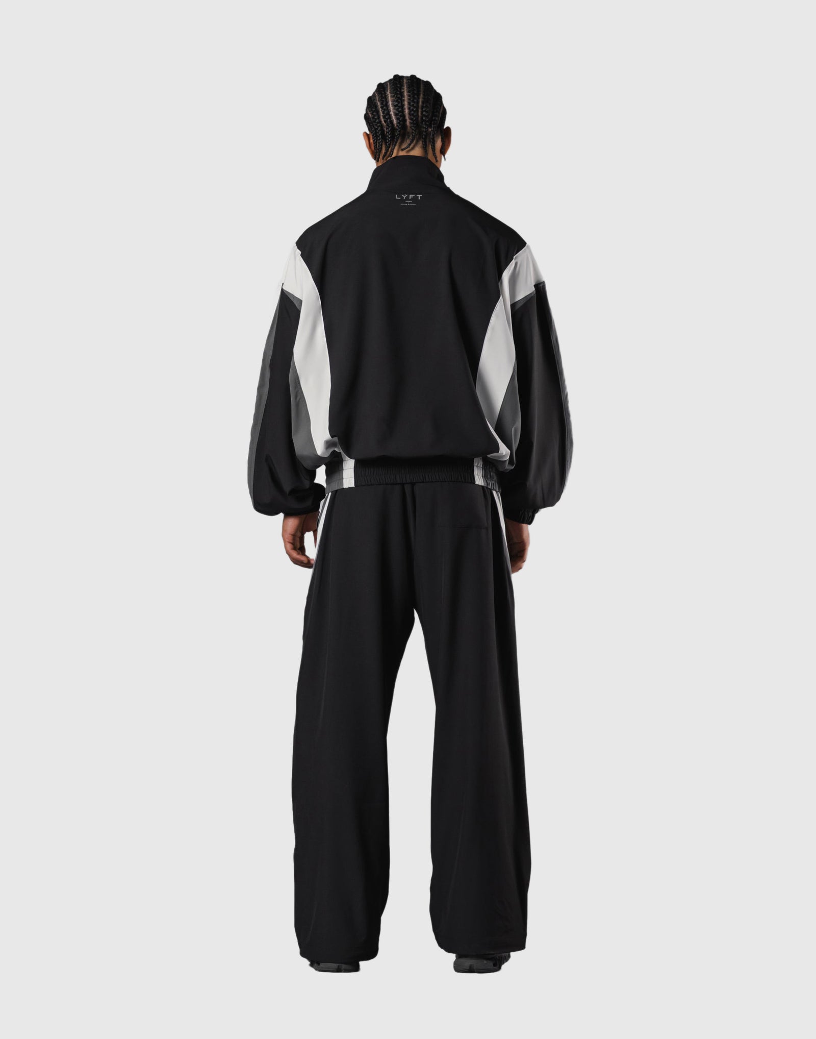 2 Line Oversized Track Jacket - Black – LÝFT