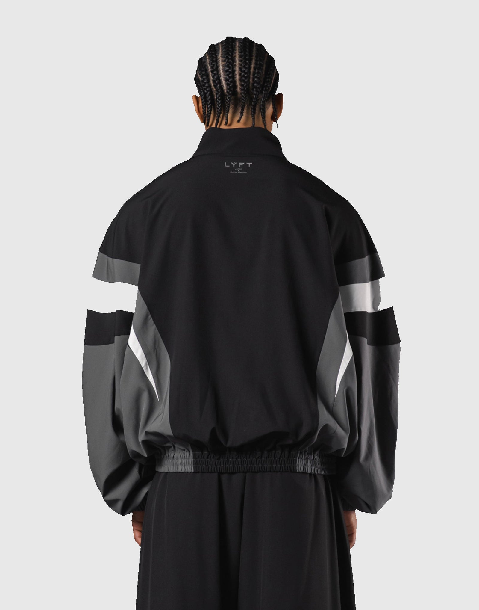 2Line Oversize Track Jacket V.2 - Black – LÝFT