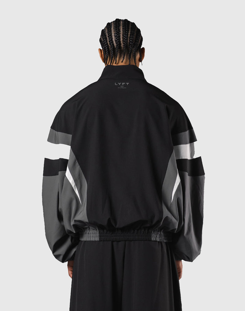 2Line Oversize Track Jacket V.2 - Black – LÝFT