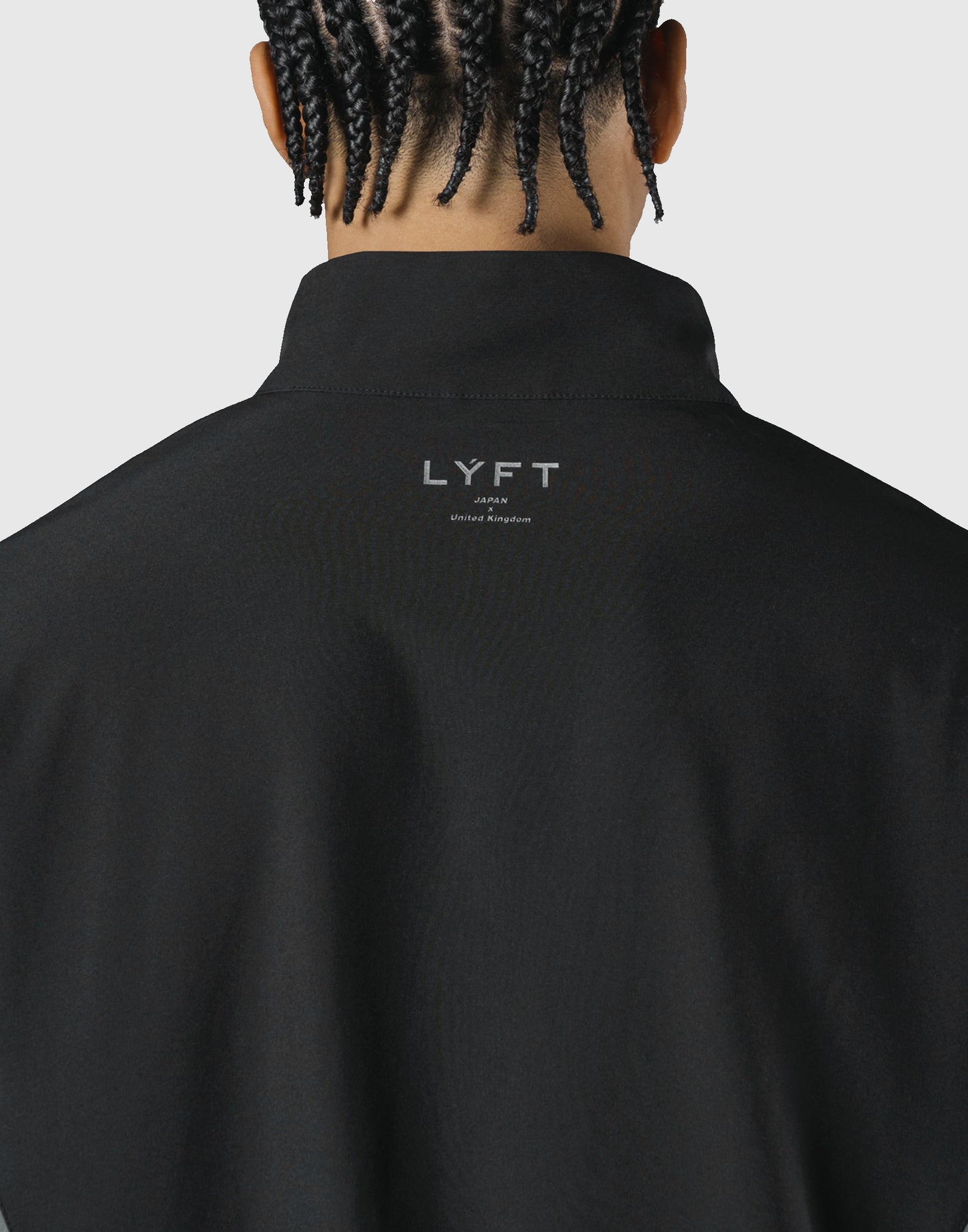 2Line Oversize Track Jacket V.2 - Black – LÝFT