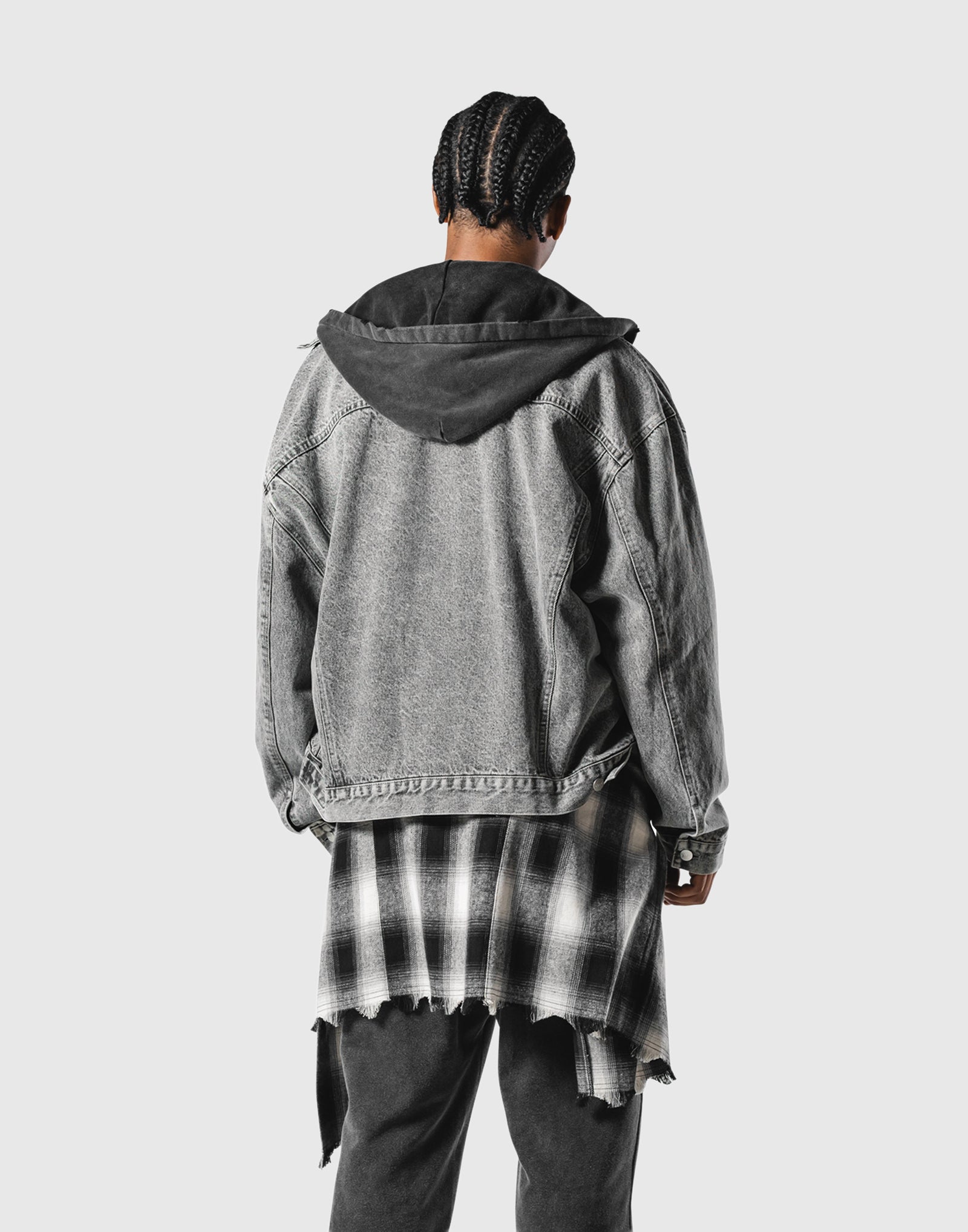 Oversize Denim Jacket - Black – LÝFT