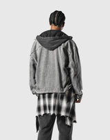 Oversize Denim Jacket - Black