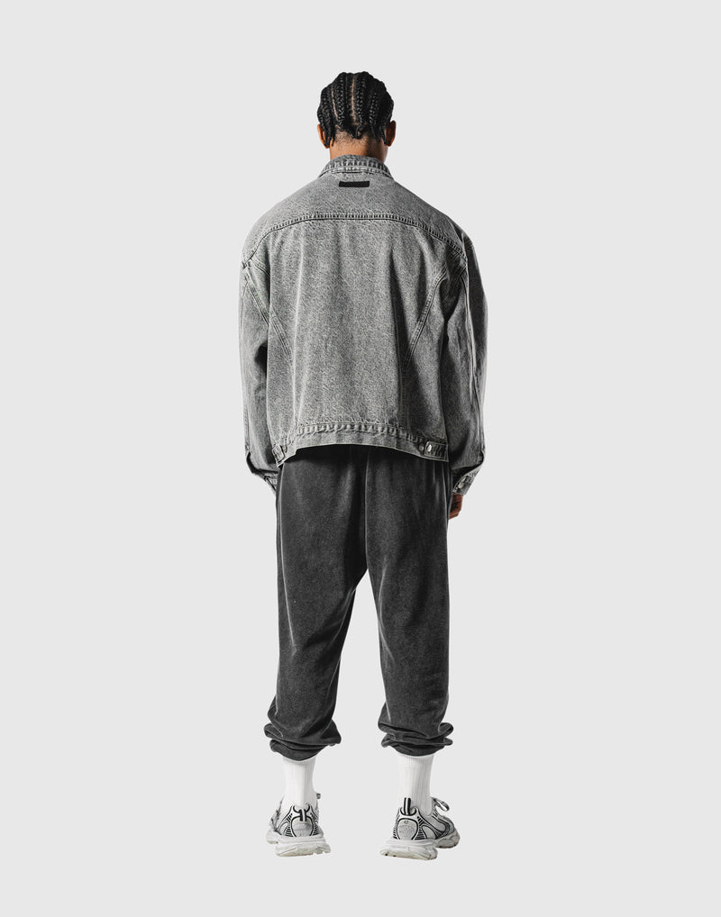 Oversize Denim Jacket - Black – LÝFT