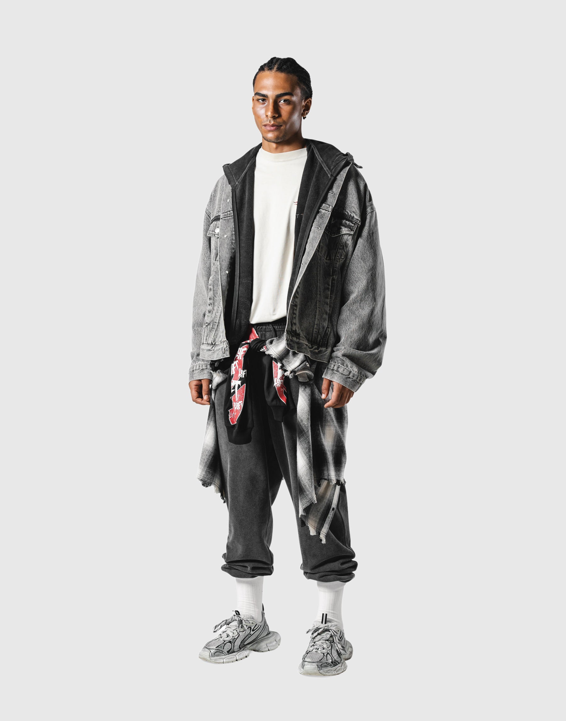 Oversize Denim Jacket - Black – LÝFT