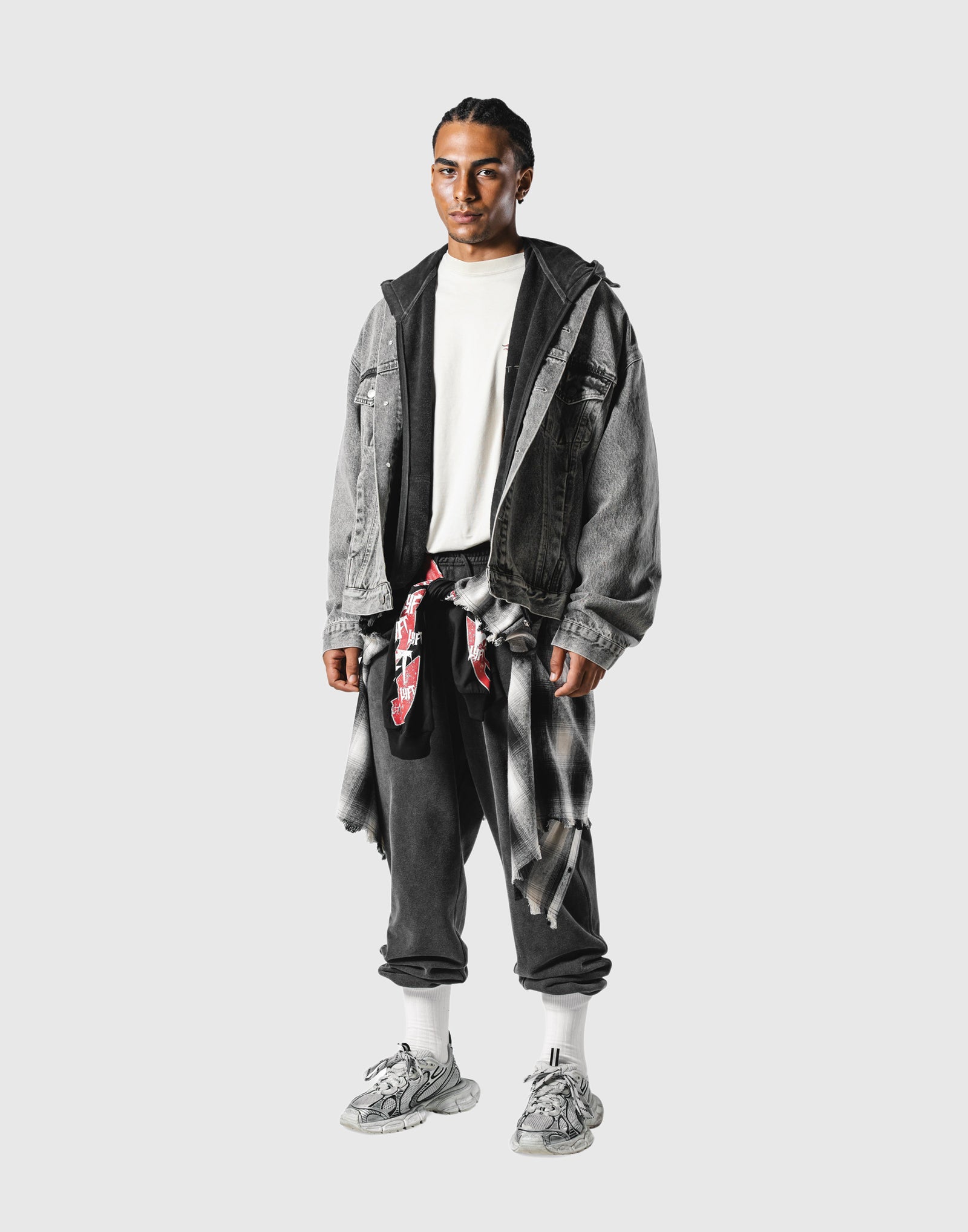 Oversize Denim Jacket - Black – LÝFT