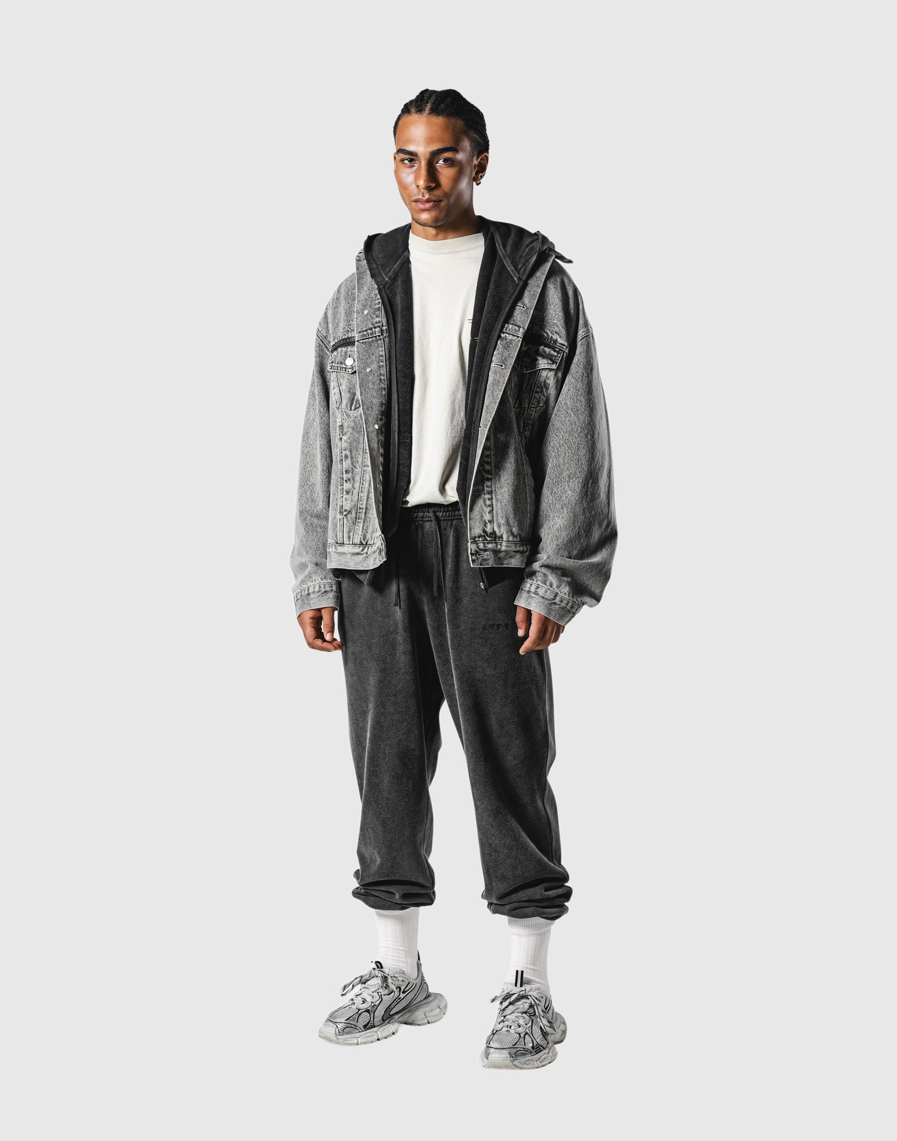 Oversize Denim Jacket - Black – LÝFT