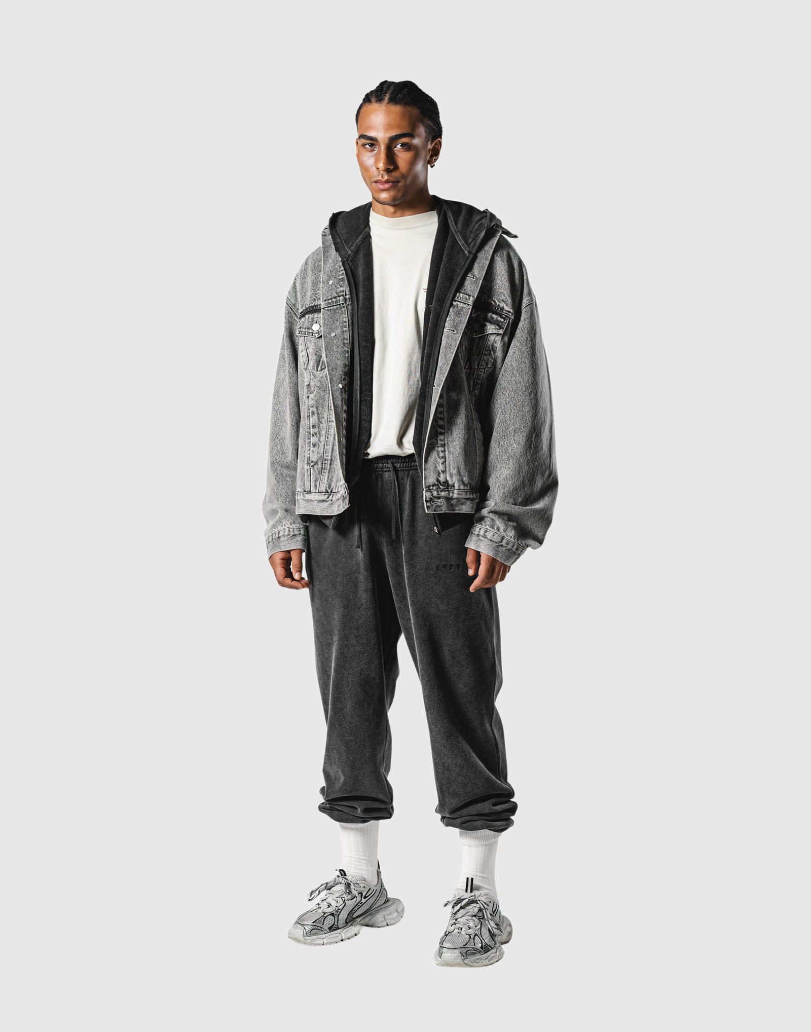 Oversize Denim Jacket - Black – LÝFT