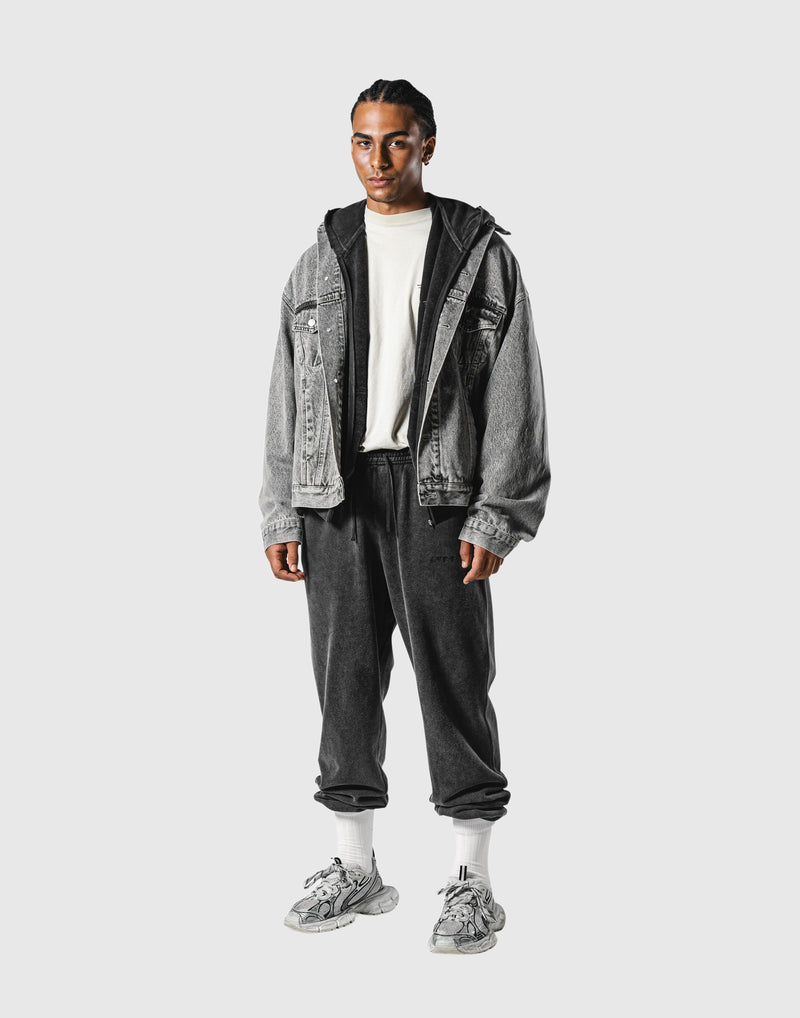Oversize Denim Jacket - Black – LÝFT