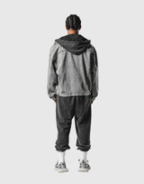 Oversize Denim Jacket - Black