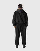 SWITCH LAYER™ Vintage Hoodie | MA-1 Puffer Jacket - Black