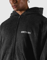 SWITCH LAYER™ Vintage Hoodie | MA-1 Puffer Jacket - Black