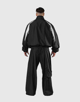 2 Line Oversized Track Jacket V.3 - Black