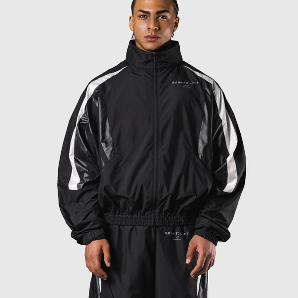 2Line Oversize Track Jacket V.3 - Black – LÝFT