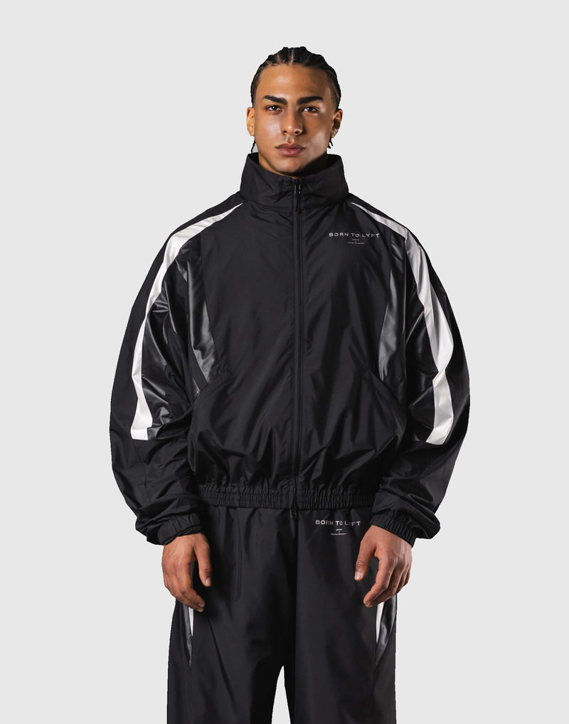 2Line Oversize Track Jacket V.3 - Black – LÝFT