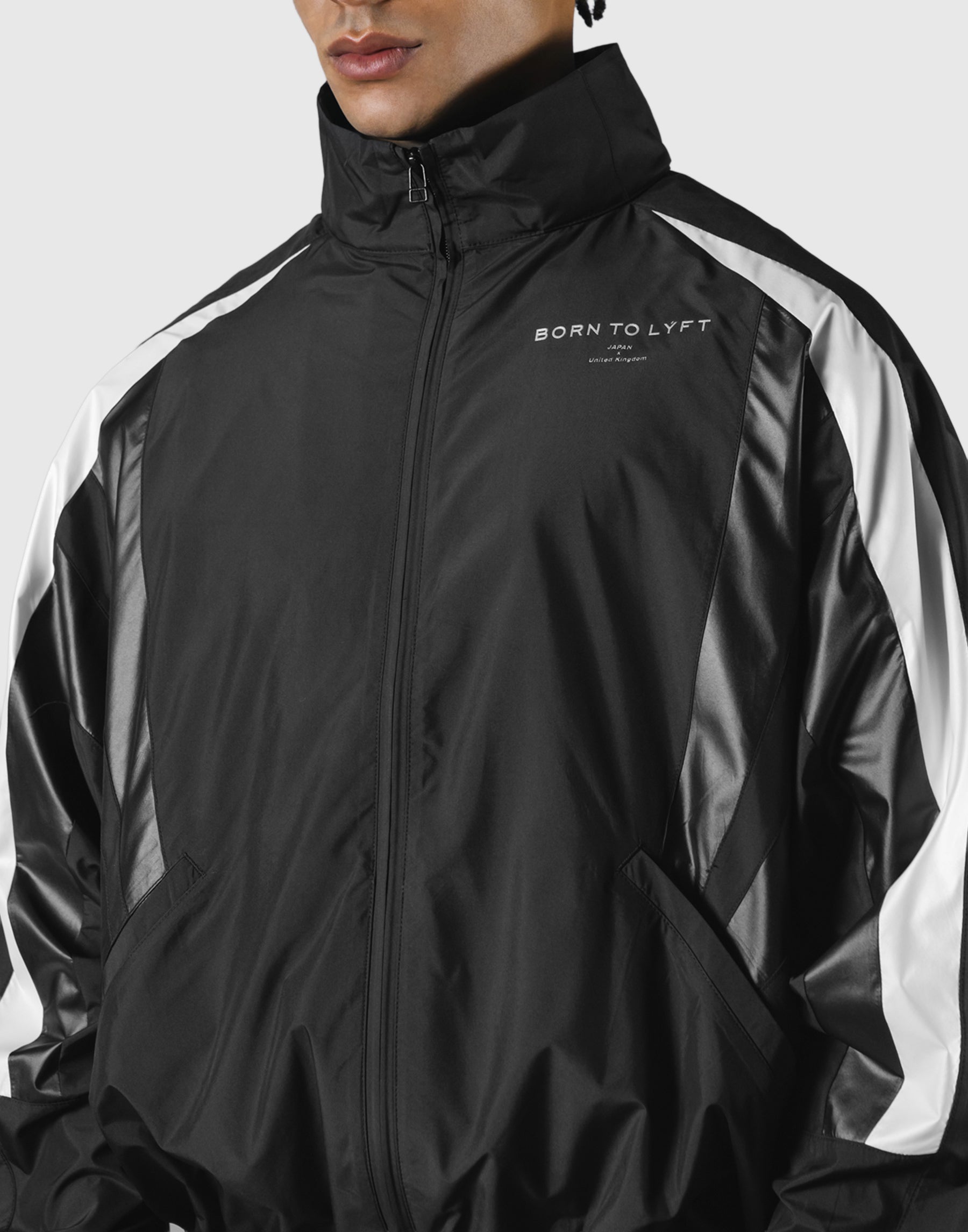 2Line Oversize Track Jacket V.3 - Black – LÝFT