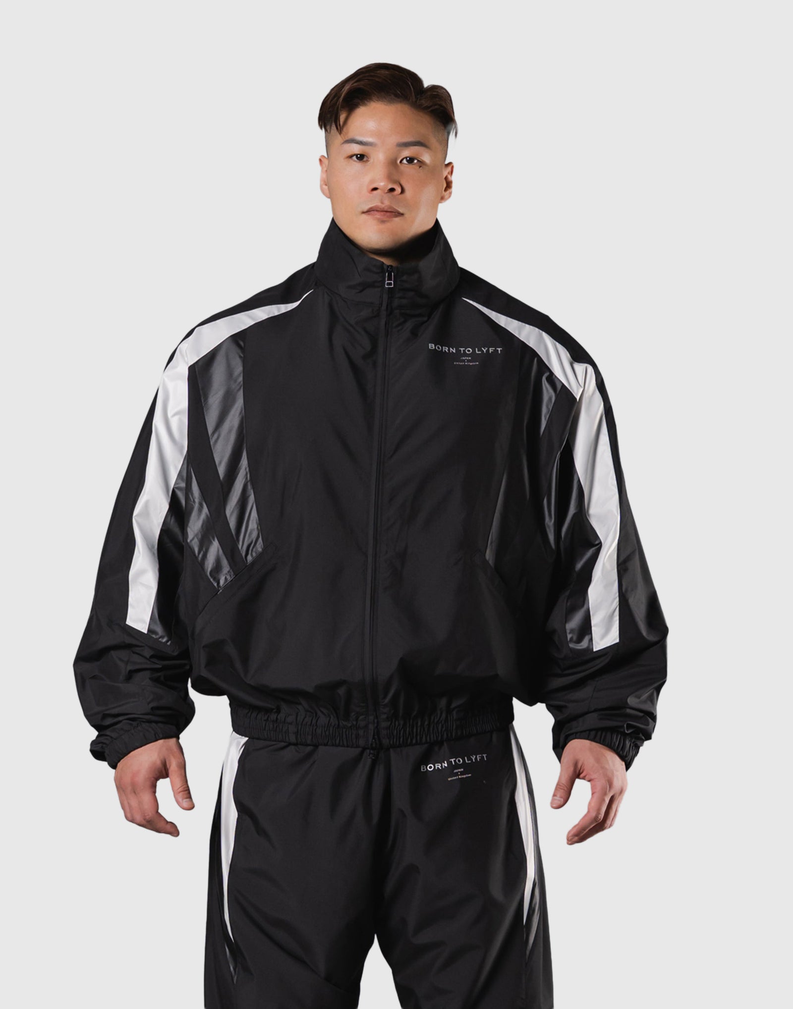 2Line Oversize Track Jacket V.3 - Black – LÝFT