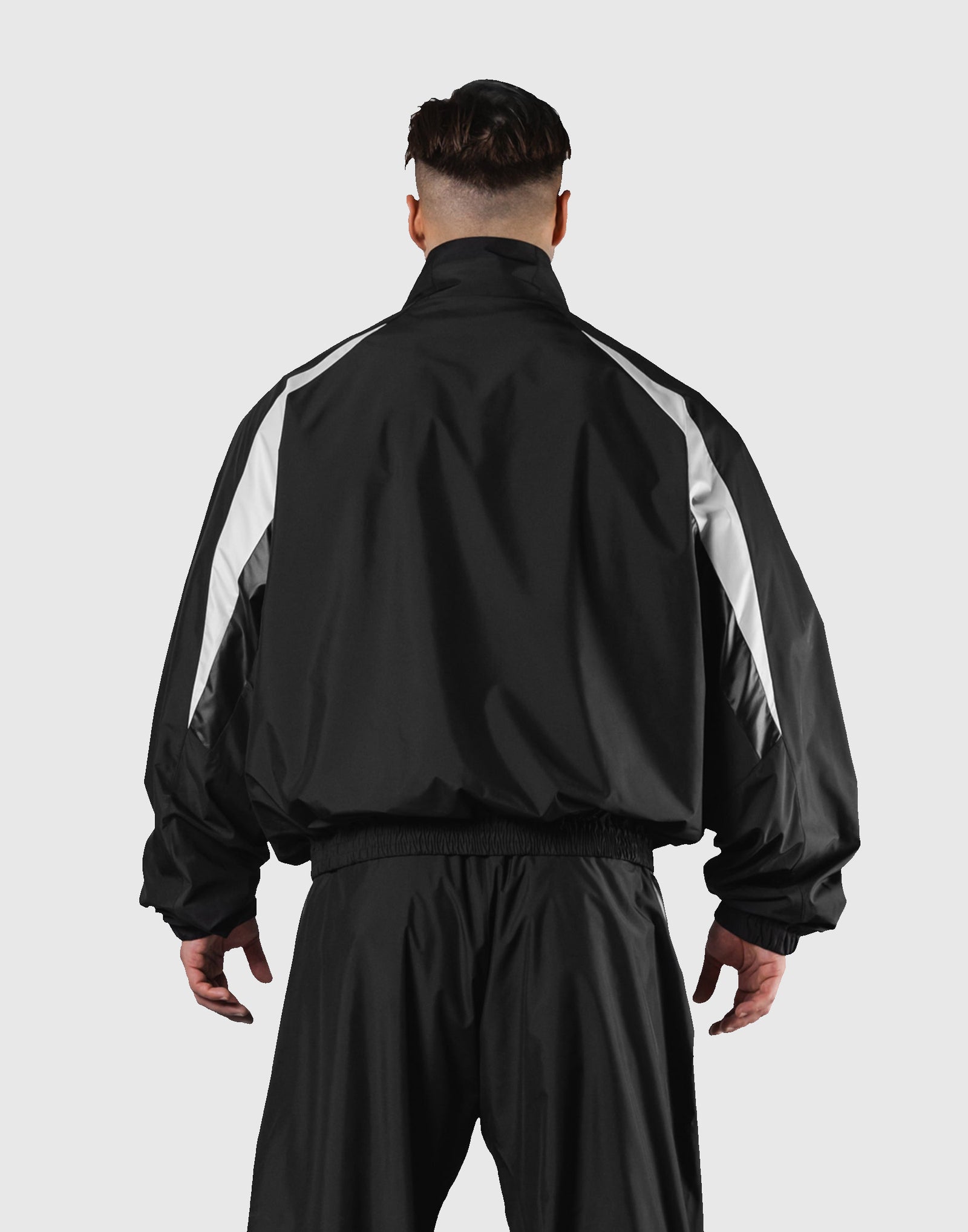 LYFT OVERSIZE TRACK ブラック セットアップ 2Line Oversize Track Jacket V.3 - Black – LÝFT