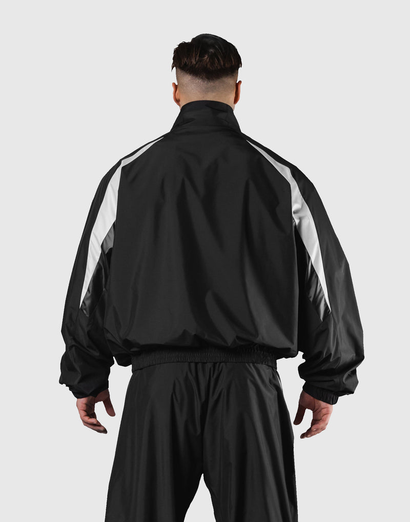 2Line Oversize Track Jacket V.3 - Black – LÝFT