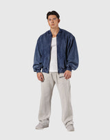Vintage Sweat Bomber Jacket - Navy