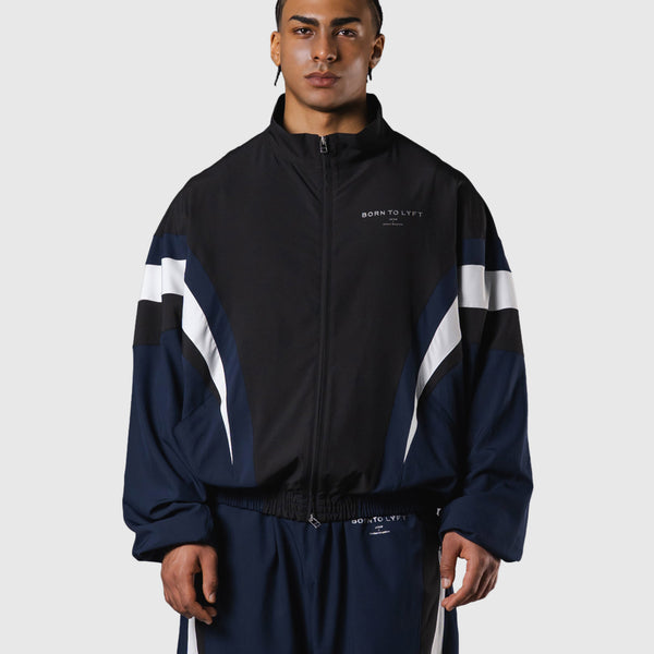 2Line Oversize Track Jacket V.2 - Navy – LÝFT