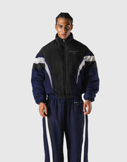 SWITCH LAYER™ 2Line TRACK | BLACK Puffer Jacket V.2 - Navy