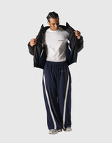 SWITCH LAYER™ 2Line TRACK | BLACK Puffer Jacket V.2 - Navy