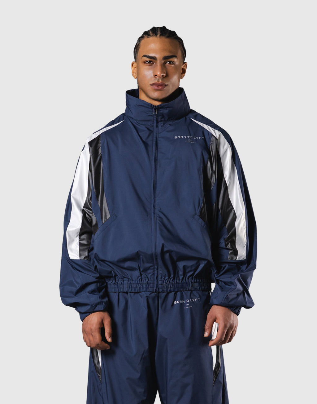 2Line Oversize Track Jacket V.3 - Navy – LÝFT
