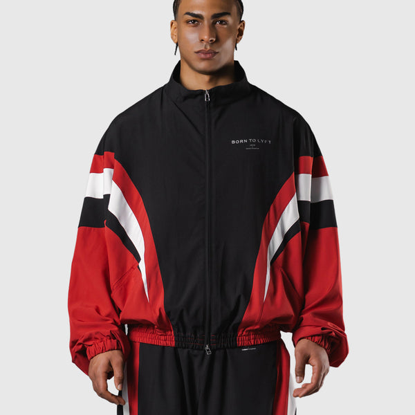2Line Oversize Track Jacket V.2 - Red – LÝFT
