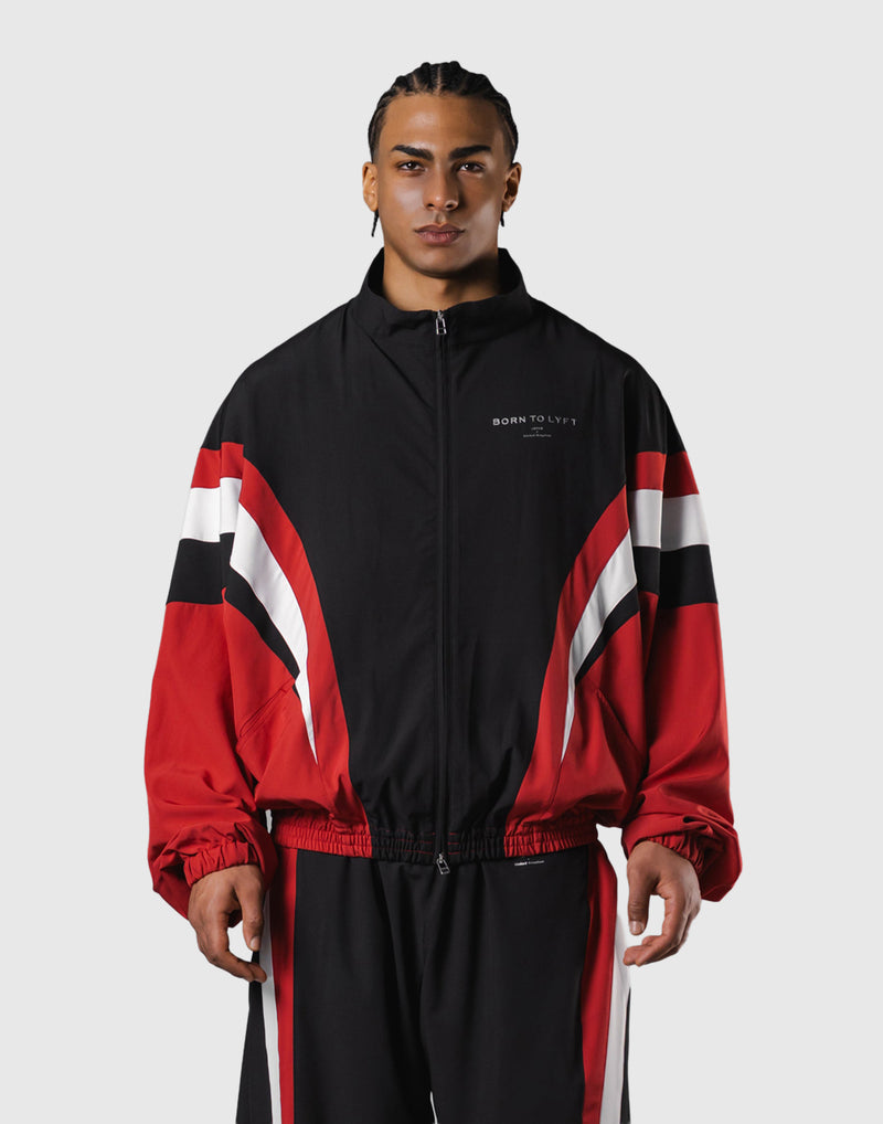 2Line Oversize Track Jacket V.2 - Red – LÝFT