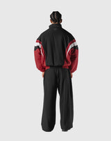 SWITCH LAYER™ 2Line TRACK | BLACK Puffer Jacket V.2 - Red