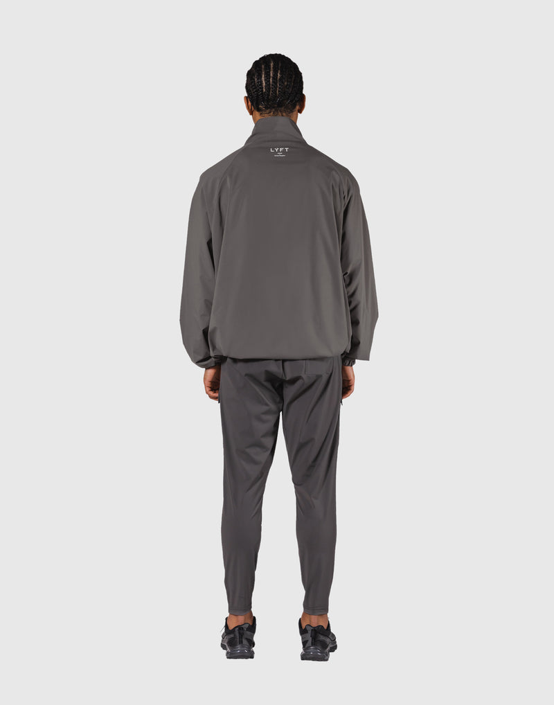 Basic Nylon Zip Up Jacket - D.Grey – LÝFT