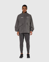 Basic Nylon Zip Up Jacket - D.Grey