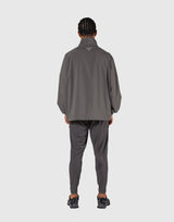 Basic Nylon Zip Up Jacket - D.Grey