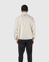 Basic Nylon Zip Up Jacket - Ivory