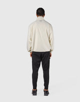 Basic Nylon Zip Up Jacket - Ivory