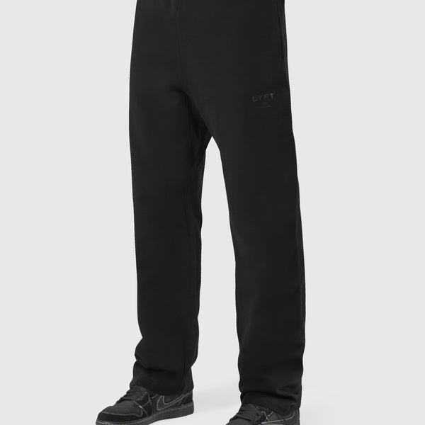 Straight Fit Sweat Pants - Black – LÝFT