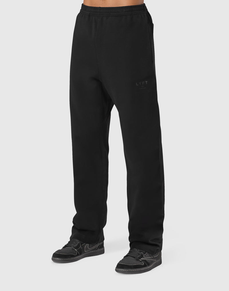 Straight Fit Sweat Pants - Black – LÝFT