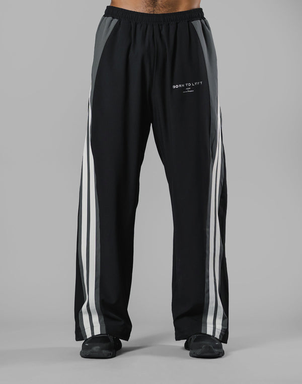 2-Line Adjustable Wide Track Pants - Black – LÝFT