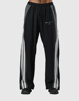 2-Line Adjustable Wide Track Pants - Black