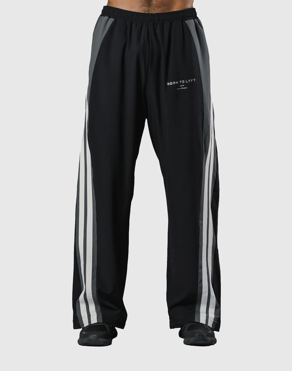 2-Line Adjustable Wide Track Pants - Black – LÝFT