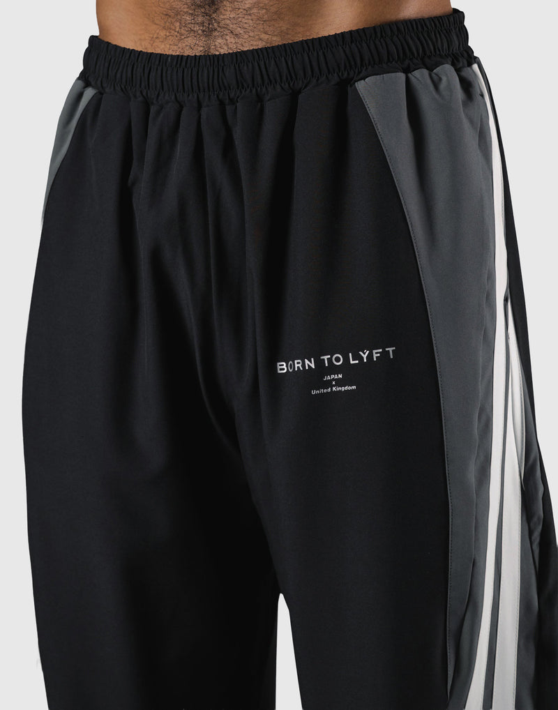 2-Line Adjustable Wide Track Pants - Black – LÝFT