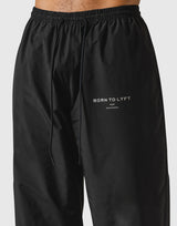 Nylon Lounge Joggers - Black