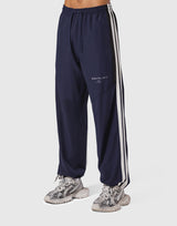 2-Line Adjustable Wide Track Pants - Navy
